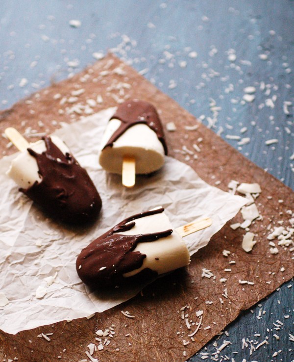Bounty bar popsicles 2