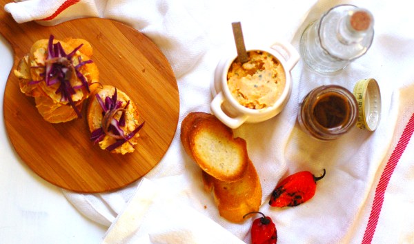 Ricotta Sweet potato crostini 2