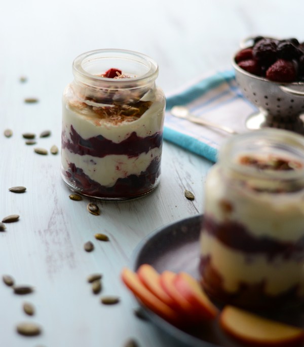 Apple berry breakfast jars 3